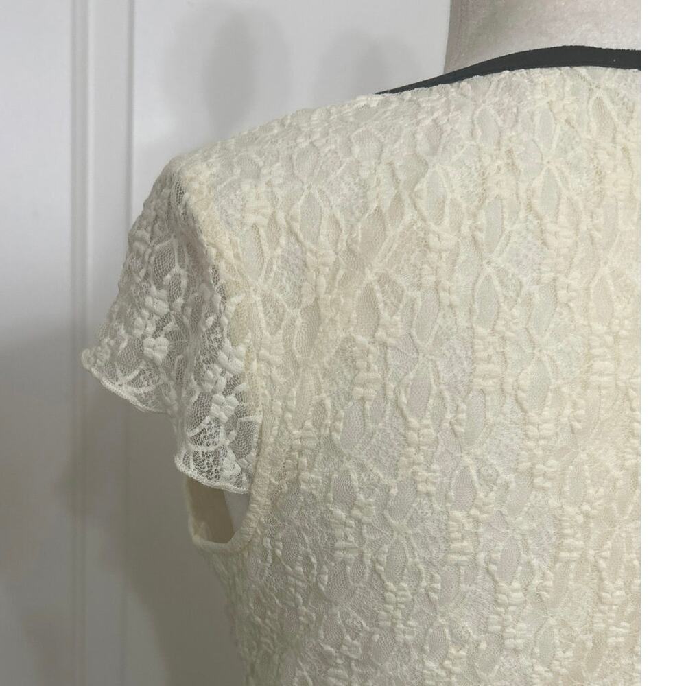 Thirty Thirty Y2K Babydoll Lace Coquette Top Bow Lingerie L Going Out Indie M - Picture 8 of 13